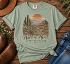 Wild at Heart Quiet by Nature T-Shirt | Vintage Desert Graphic Tee | Comfort Colors 1717
