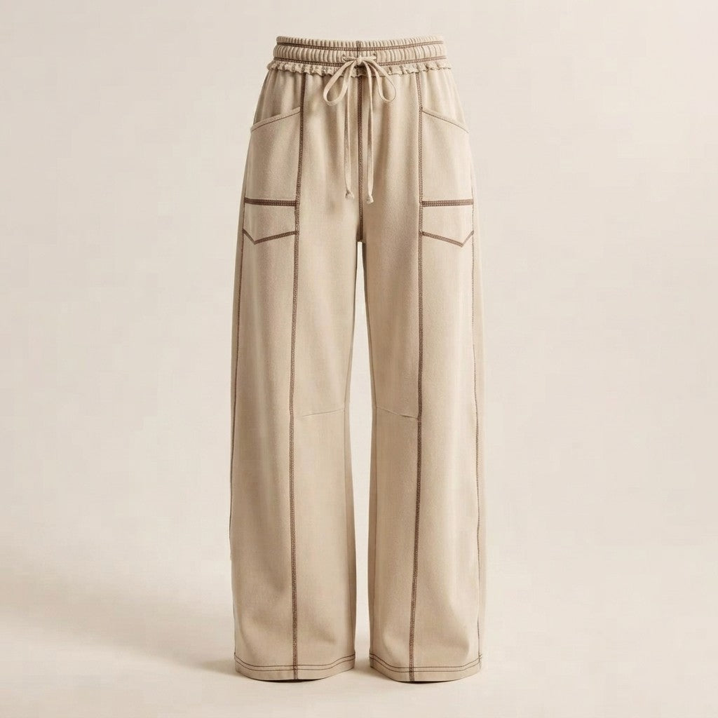 Womens Baggy Wide Leg Lounge Pants
